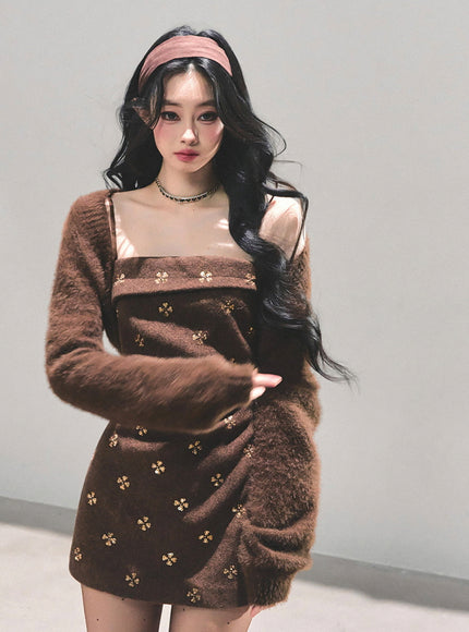 Brown Sugar Knit Dress Set