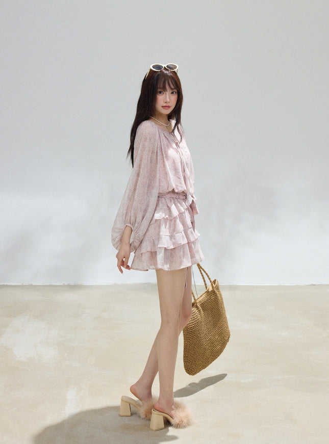 Willow Bloom Powder Dress