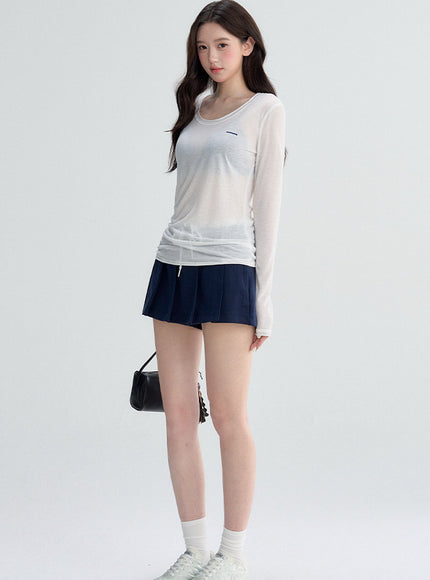 Tennis Mood Skirt - Navy