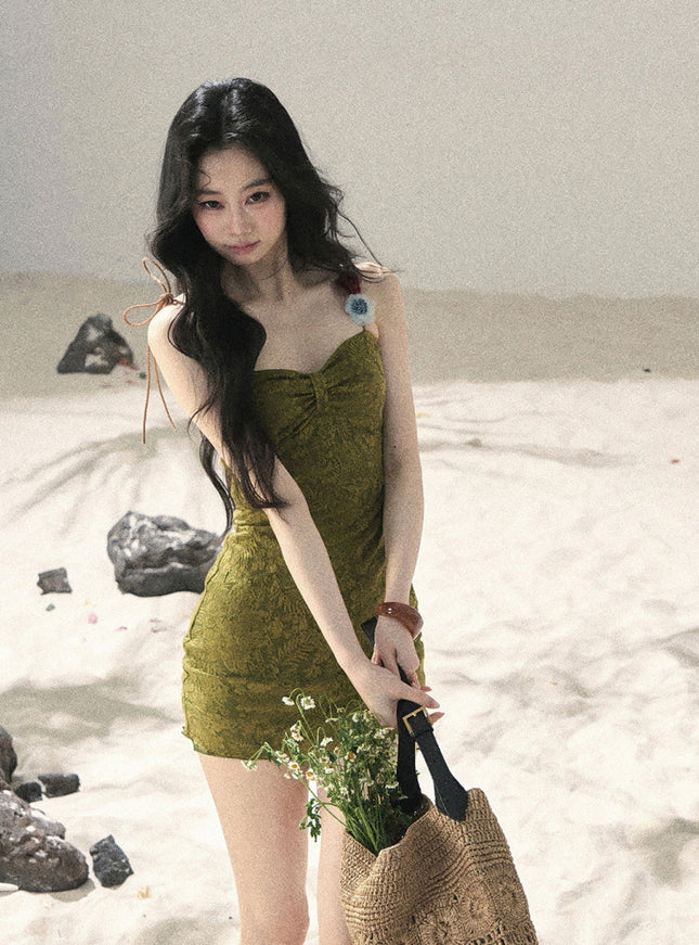 Olive Muse Dress