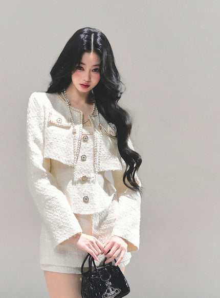 Pearl Ensemble Tweed Set