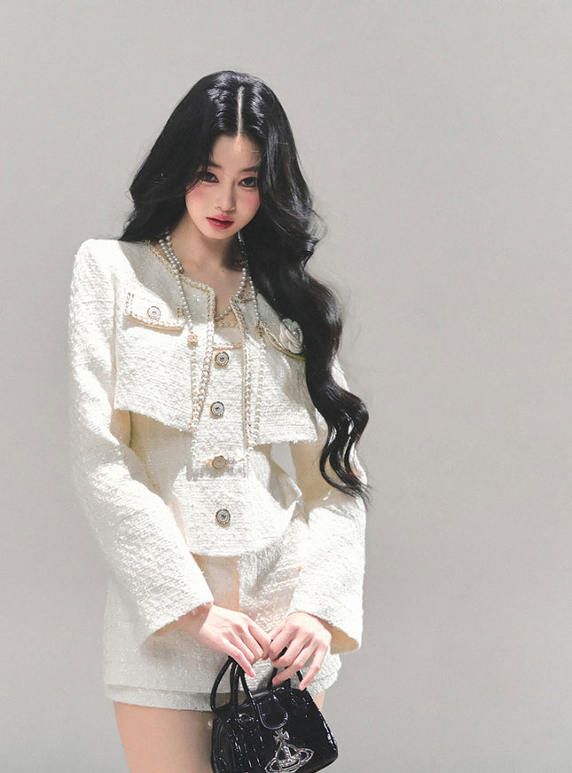 Pearl Ensemble Tweed Set