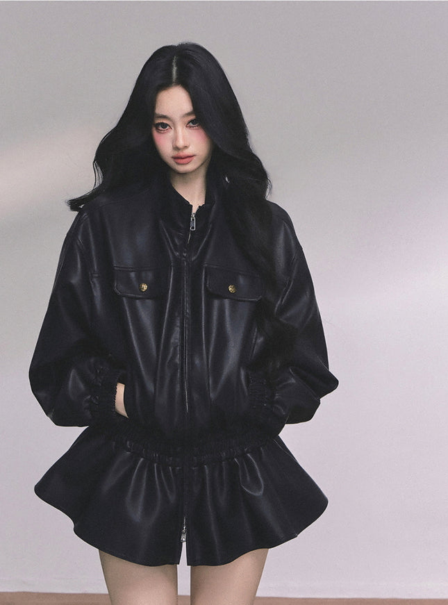 Midnight Edge Leather Jacket