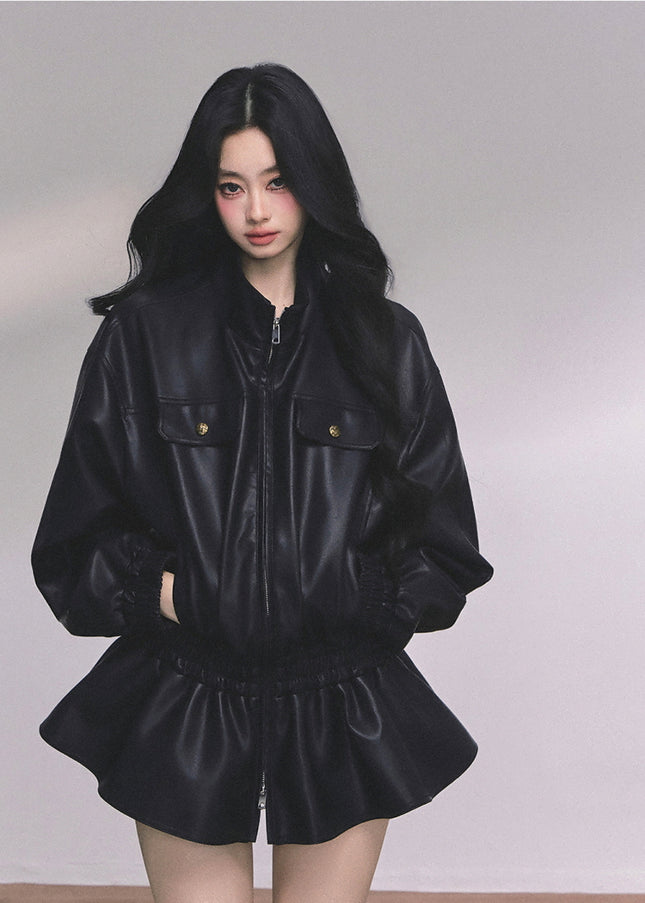 Midnight Edge Leather Jacket