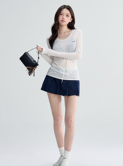 Tennis Mood Skirt - Navy