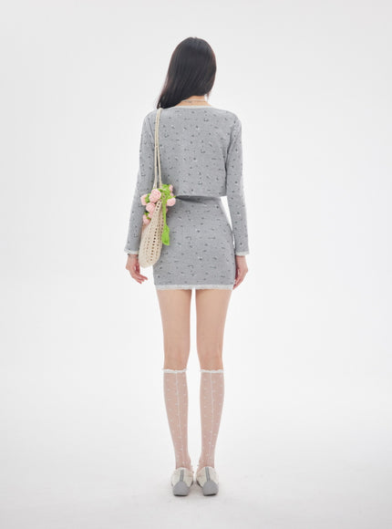 Rosebud Knit Set