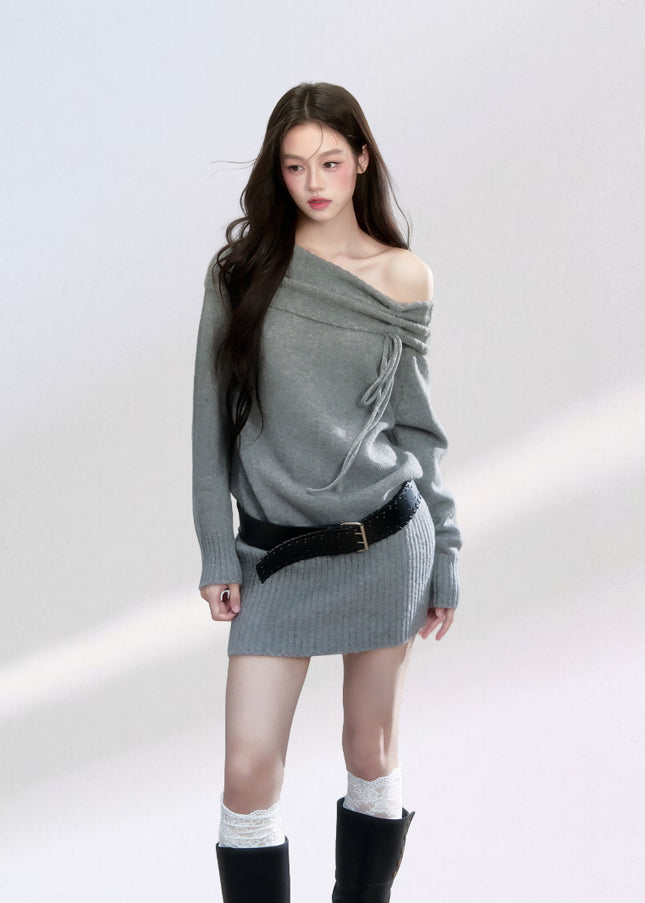Frost Veil Knit Dress