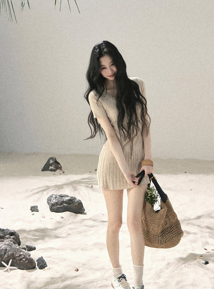 French Lace Knitted Dess