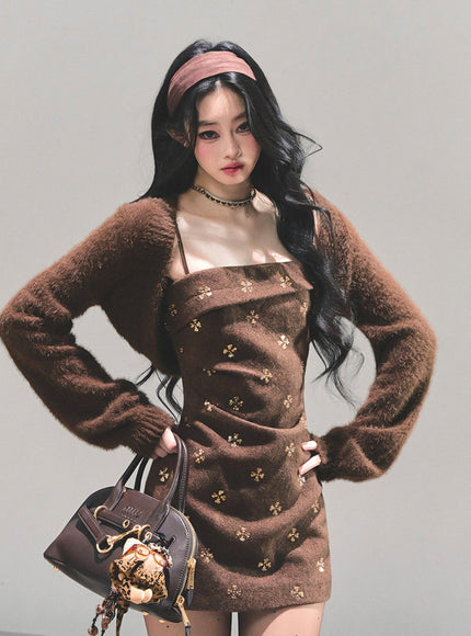Brown Sugar Knit Dress Set
