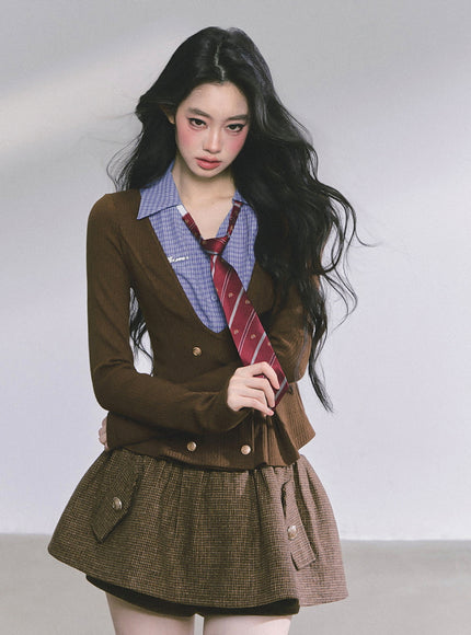 Vintage Brown Ivy Top