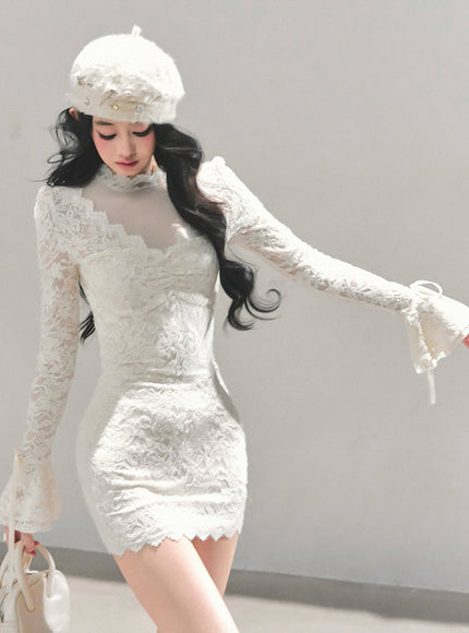 Ivory Whisper Lace Dress