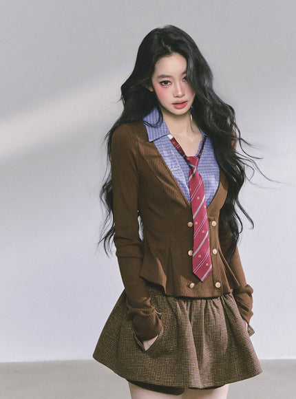 Vintage Brown Ivy Top