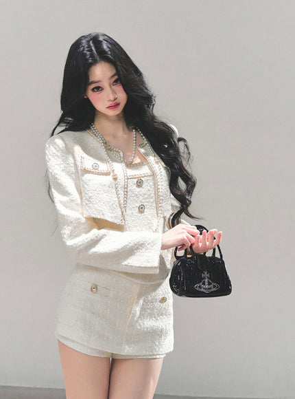 Pearl Ensemble Tweed Set