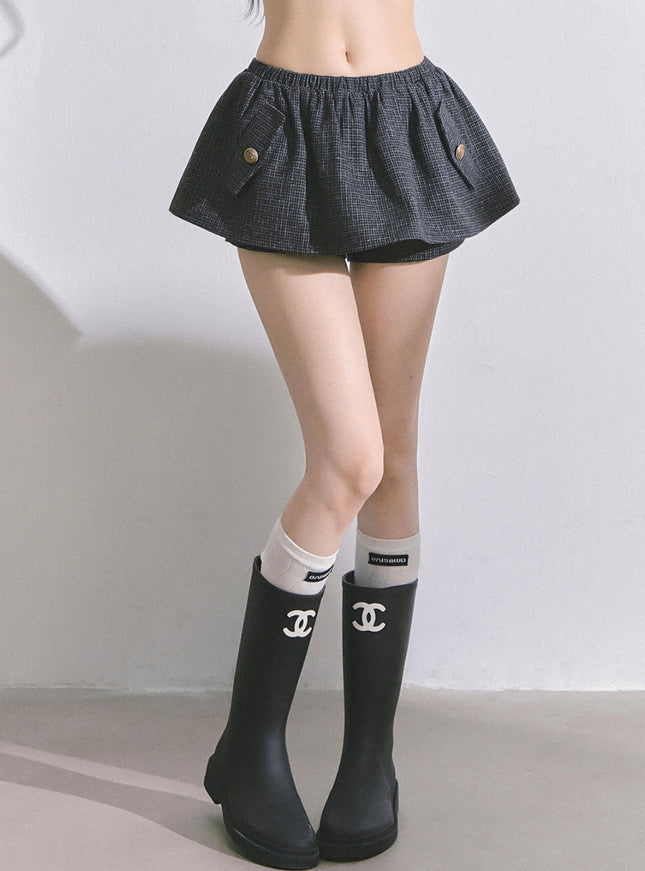Vintage Cookie Skirt - Gray