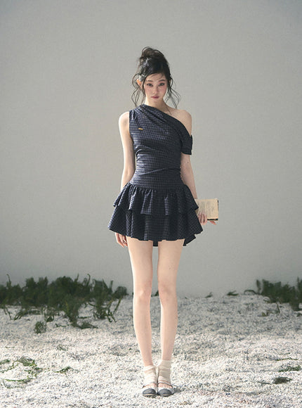 Moonlight Plaid Dress