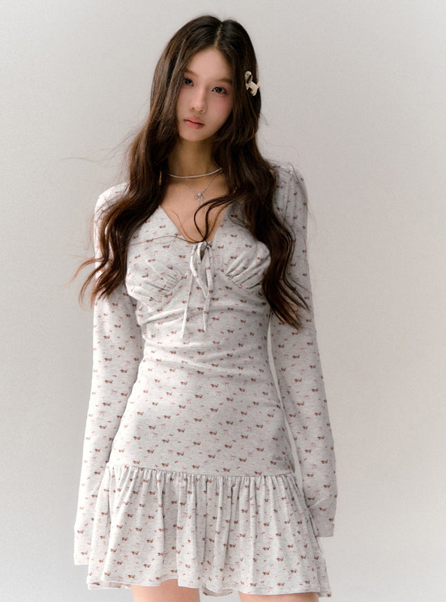Baby Floral Tiny Ribbon Dress