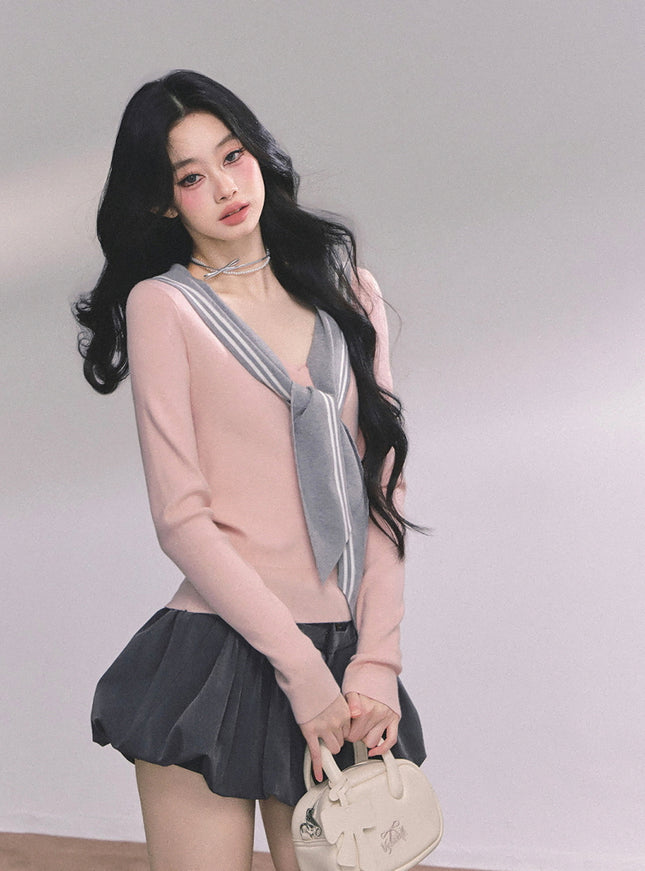 Sweet Class Top - Pink
