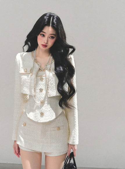 Pearl Ensemble Tweed Set