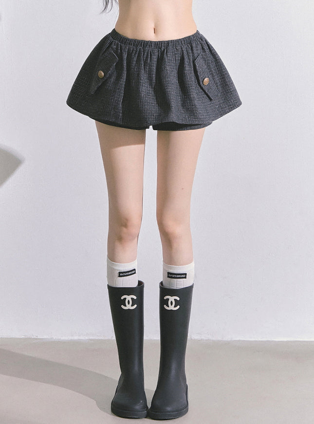 Vintage Cookie Skirt - Gray