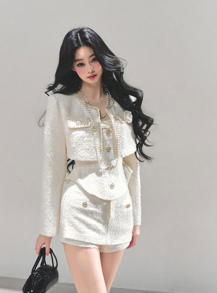 Pearl Ensemble Tweed Set