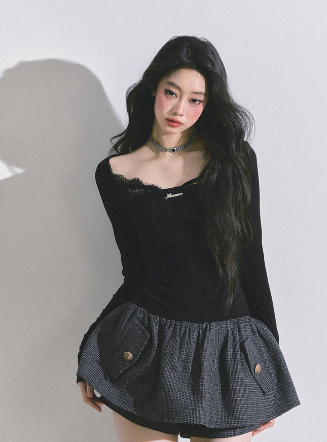 Hidden Allure Top - Black