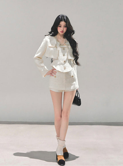 Pearl Ensemble Tweed Set
