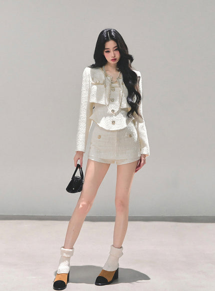 Pearl Ensemble Tweed Set