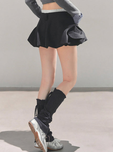 Street Check Overlay Shorts - Gray