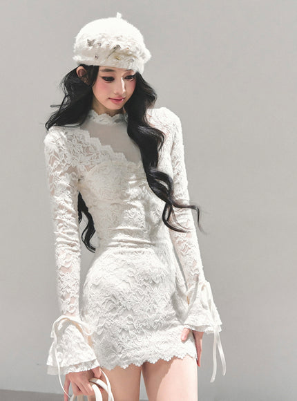 Ivory Whisper Lace Dress