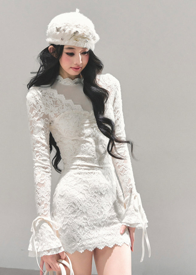 Ivory Whisper Lace Dress