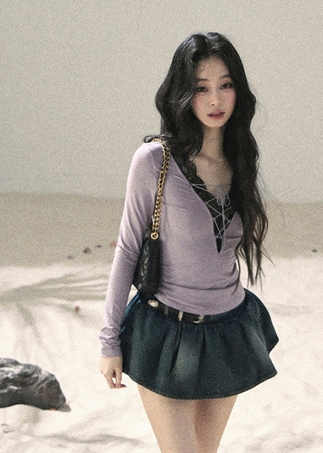 Ribbon Lace Dream Layered Top