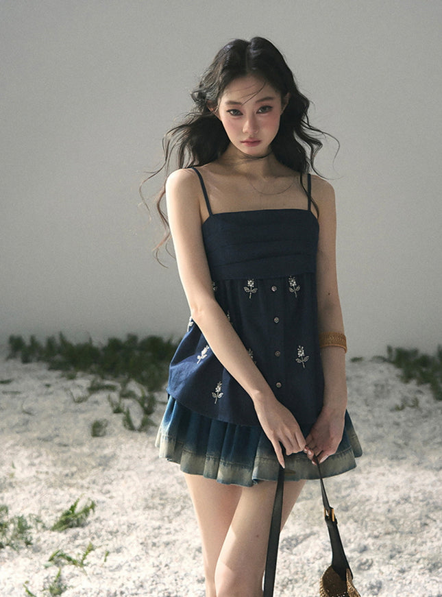 Midnight Herb Mini Dress