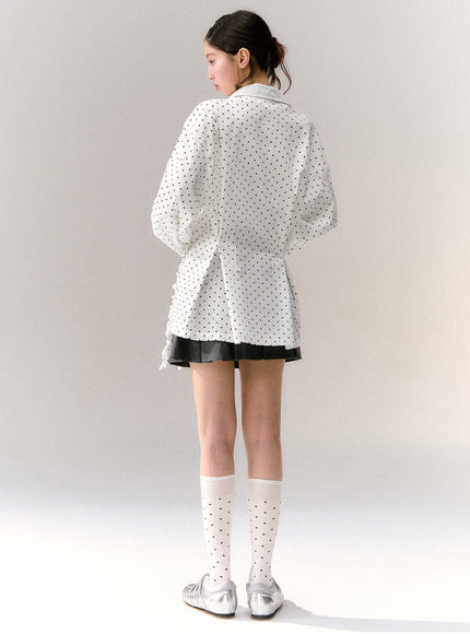 Side Tie Mini Skirt