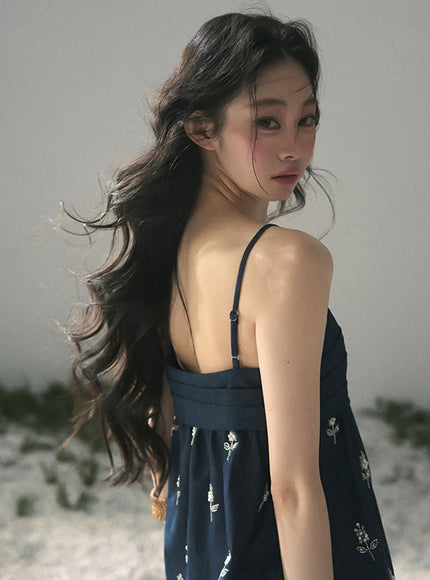 Midnight Herb Mini Dress