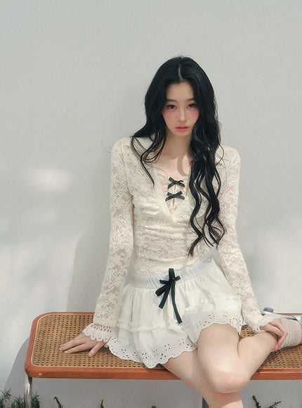Sweetheart Angel Lace Top