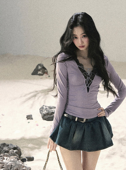 Ribbon Lace Dream Layered Top