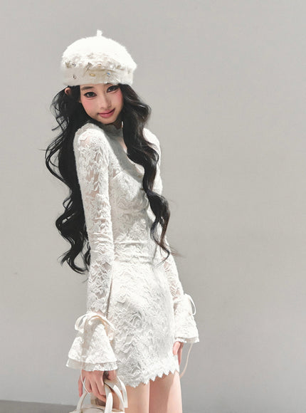 Ivory Whisper Lace Dress
