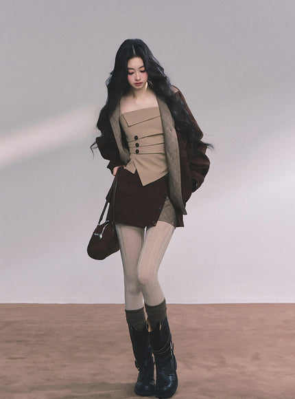 Modern Preppy Lace Set