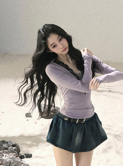 Ribbon Lace Dream Layered Top