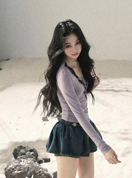 Ribbon Lace Dream Layered Top