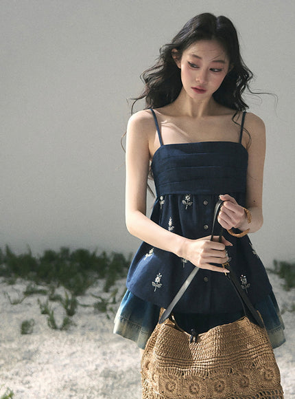 Midnight Herb Mini Dress