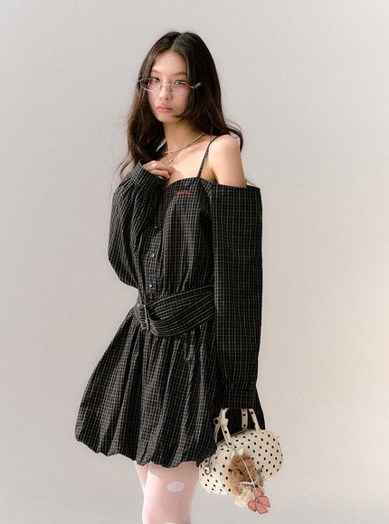 Lace Ribbon Rosette Girl Dress