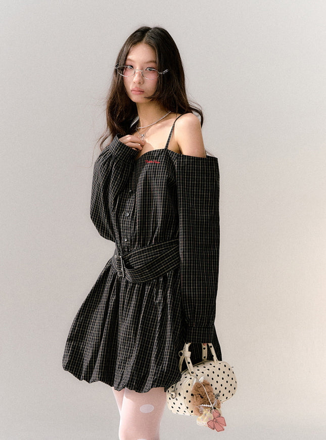 Lace Ribbon Rosette Girl Dress