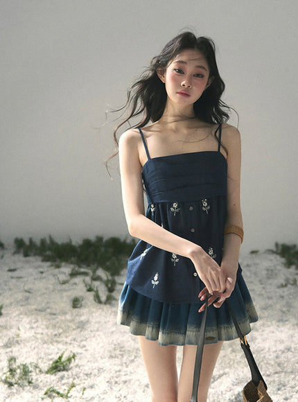 Midnight Herb Mini Dress
