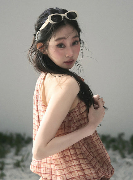 Caramel Field Blouse Dress