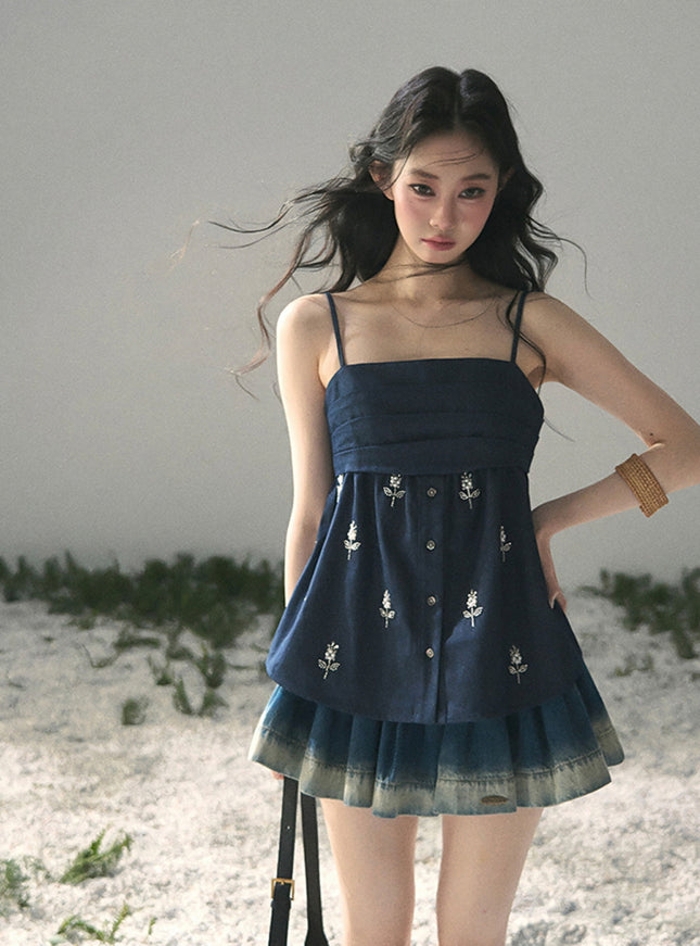 Midnight Herb Mini Dress