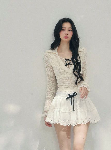 Sweetheart Angel Lace Top