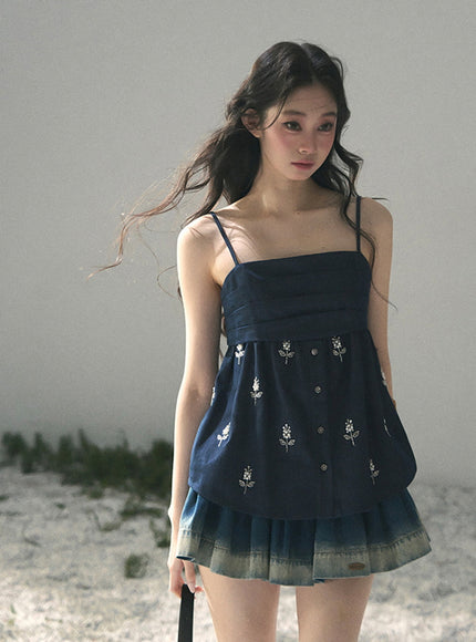 Midnight Herb Mini Dress