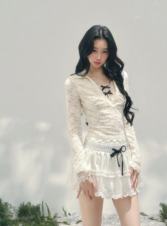 Sweetheart Angel Lace Top