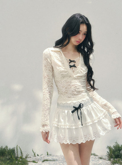 Sweetheart Angel Lace Top